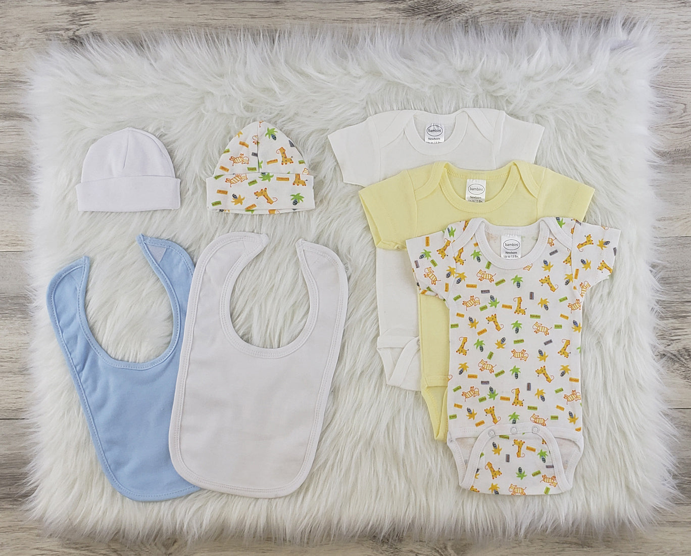 Bambini 7 Pc Layette Baby Clothes Set