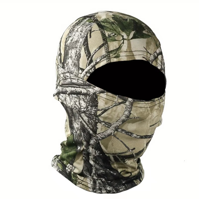 Camouflage Balaclava Cap Outdoor Sunscreen Breathable Full Face Mask Bicycle Motorcycle Helmet Inner Cap Men Women Cycling Mask