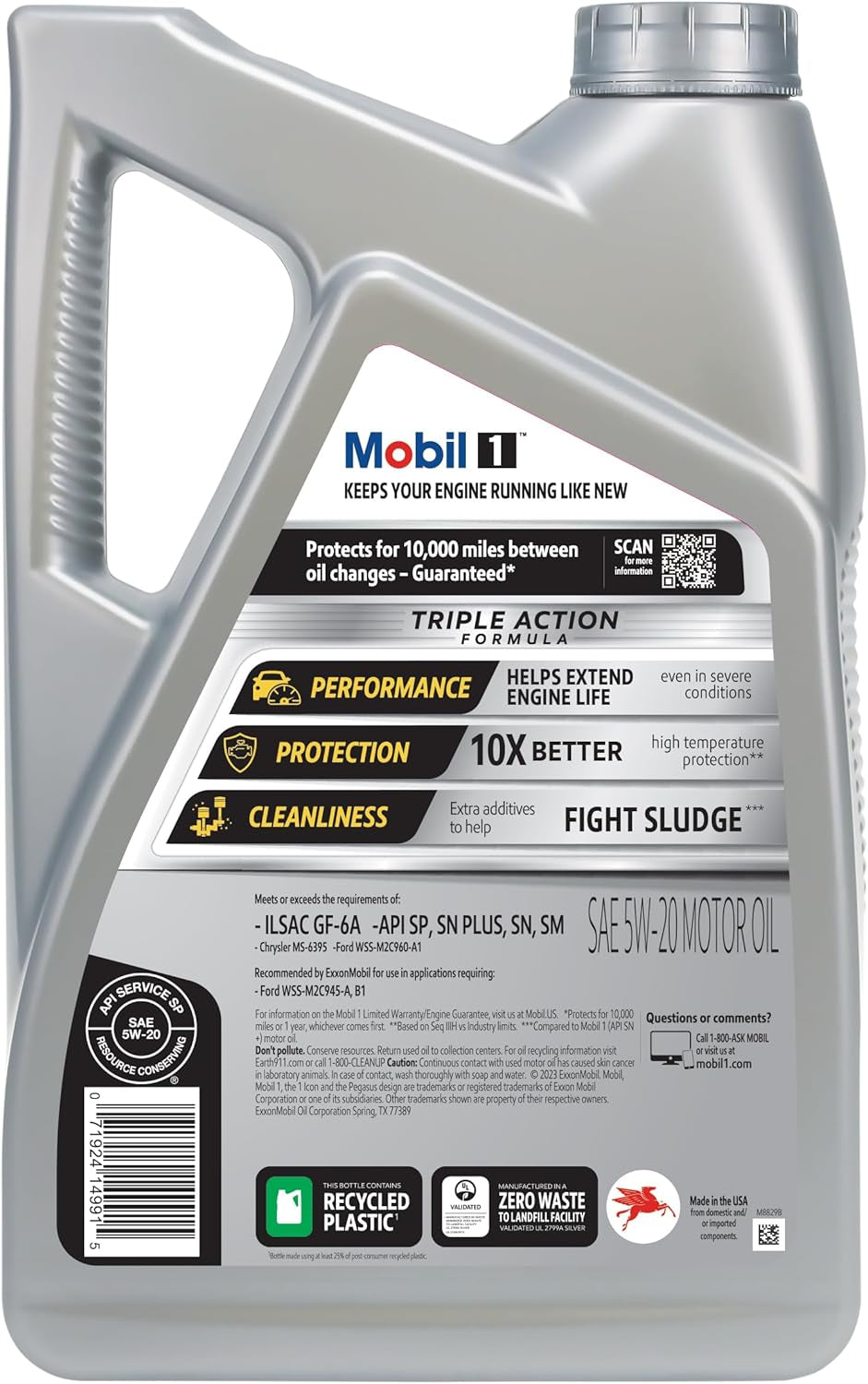 1 Advanced Full Synthetic Motor Oil 5W-20, 5 Quart