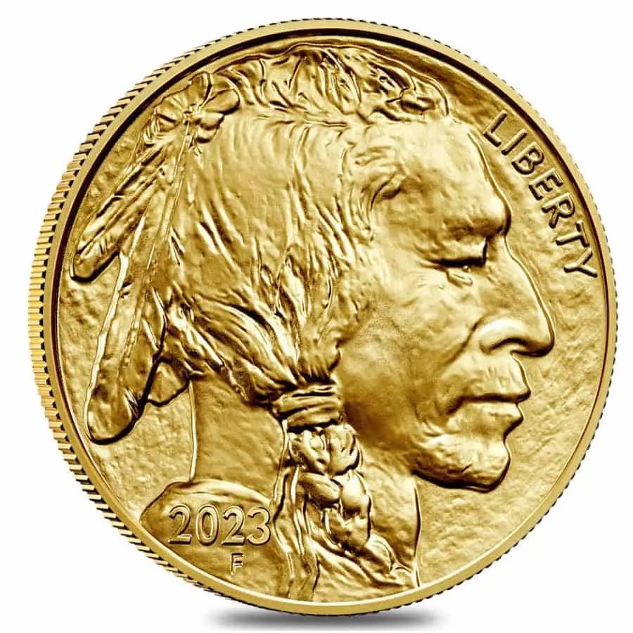 1 oz Gold AMERICAN BUFFALO Coin $50 (Random Year) United States