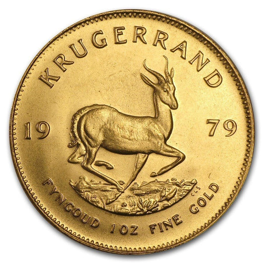 1 oz Gold KRUGERRAND Coin (Random Year)