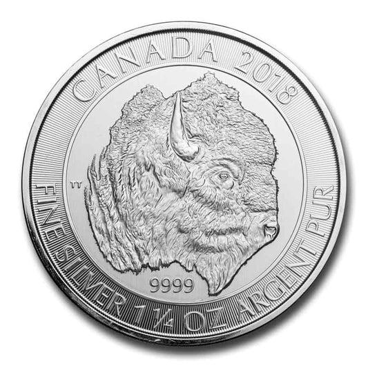 1.25 oz Silver CANADA BUFFALO Coin (Random Year)