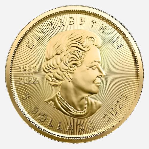 1/20 oz CANADIAN MAPLE LEAF Gold Coin (Random Year)