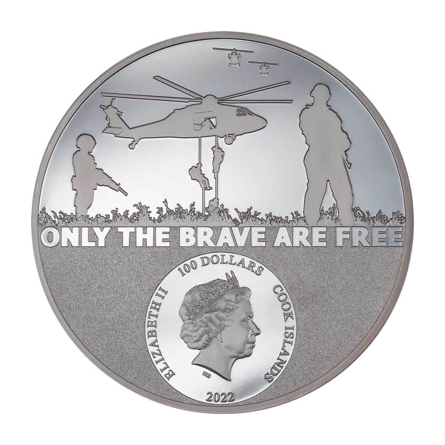 1 kg Silver SPECIAL FORCES Real Heros Coin PF70 2022 Cook Islands