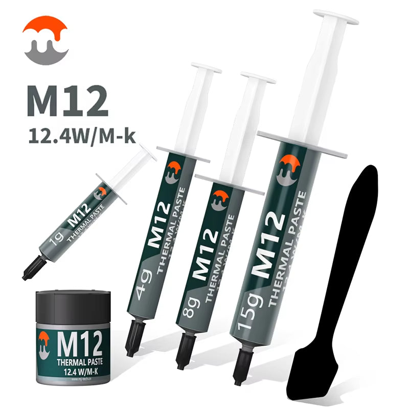 Thermal Paste Performance Thermal Conductive Grease Paste 12.4 W/MK 1/4/8/15/30G for Game PC PS5 CPU GPU Cooling