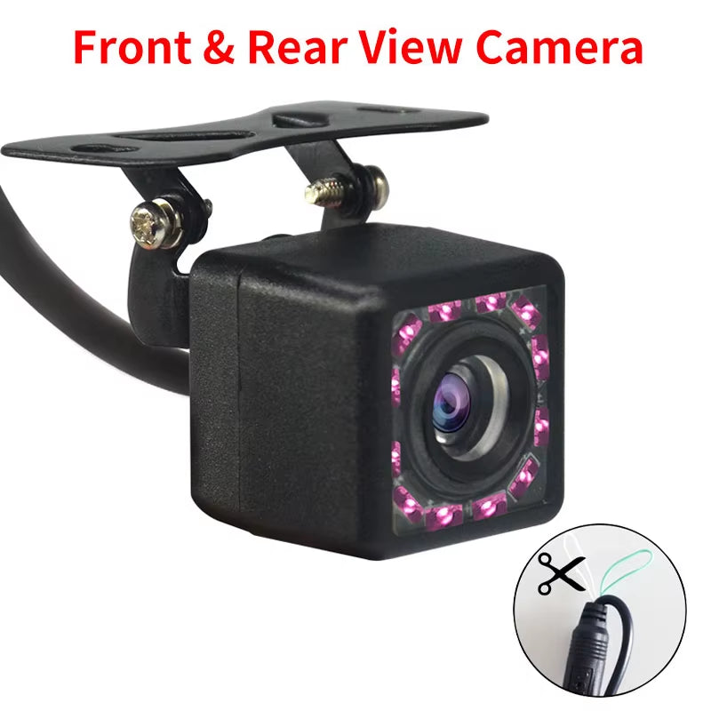 Car Rear View Camera 8 LED Night Vision Reversing Auto Parking Monitor CCD Waterproof HD Video