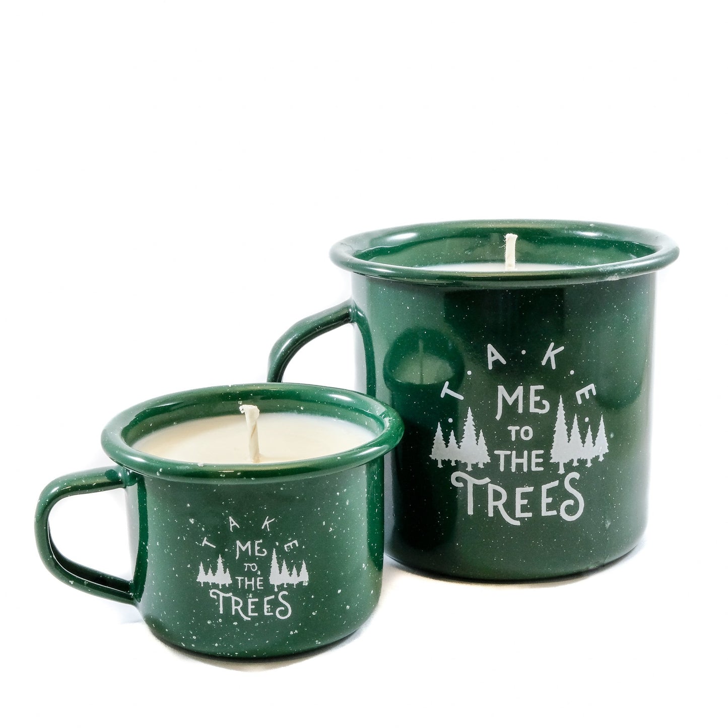 The Trees Enamel Cup Candle