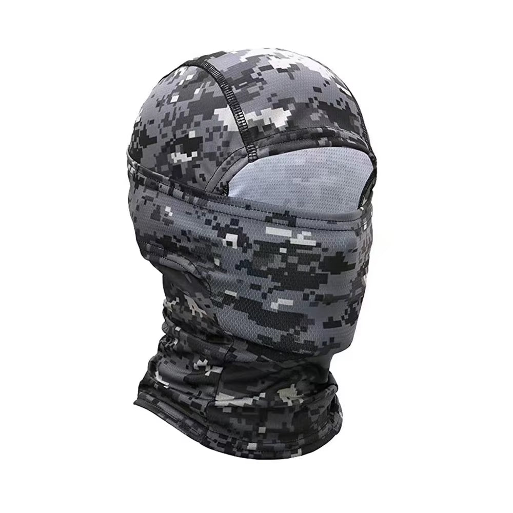 Camouflage Balaclava Cap Outdoor Sunscreen Breathable Full Face Mask Bicycle Motorcycle Helmet Inner Cap Men Women Cycling Mask