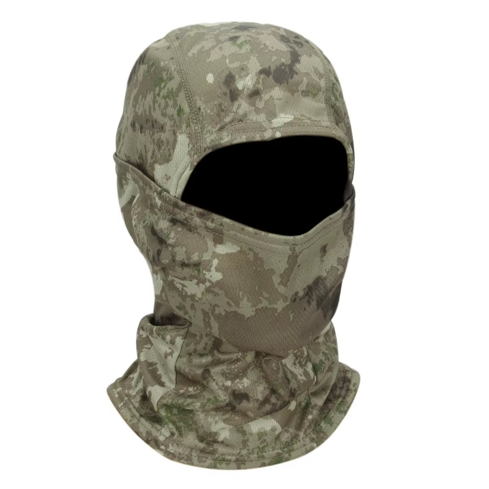 Camouflage Balaclava Cap Outdoor Sunscreen Breathable Full Face Mask Bicycle Motorcycle Helmet Inner Cap Men Women Cycling Mask