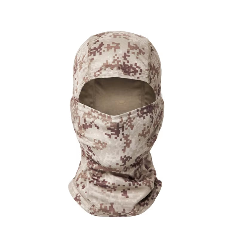 Camouflage Balaclava Cap Outdoor Sunscreen Breathable Full Face Mask Bicycle Motorcycle Helmet Inner Cap Men Women Cycling Mask