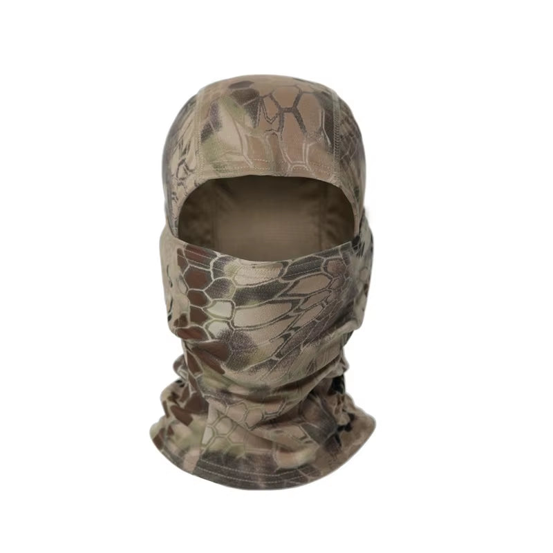 Camouflage Balaclava Cap Outdoor Sunscreen Breathable Full Face Mask Bicycle Motorcycle Helmet Inner Cap Men Women Cycling Mask