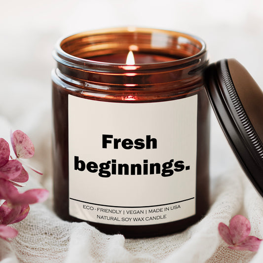 Fresh beginnings Candle