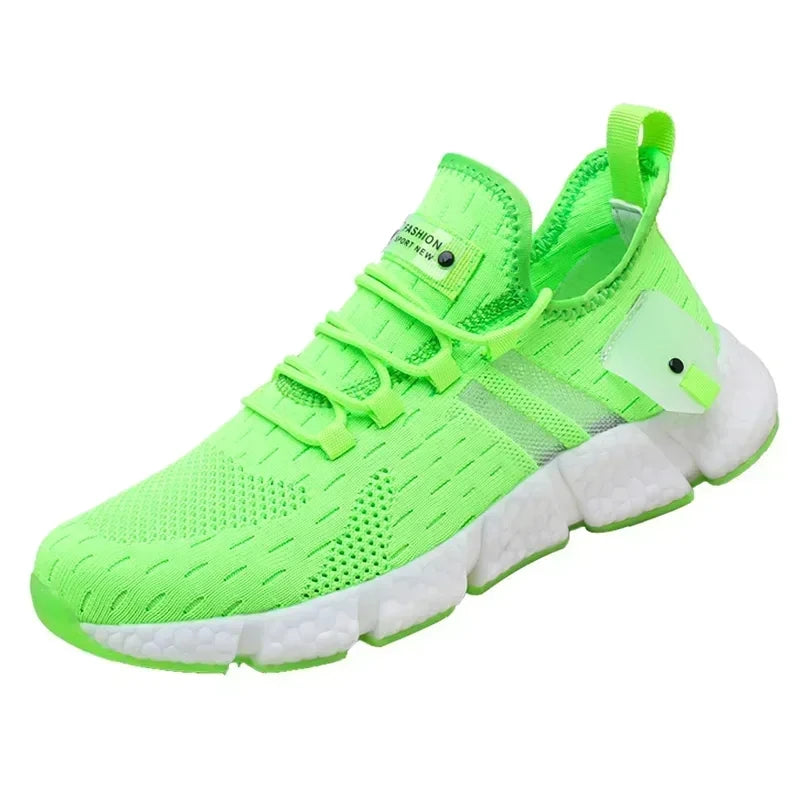 Men Shoes Fashion Unisex Sneakers Breathable Running Grey Tennis Shoes Breathable Comfortable Casual Shoe Women