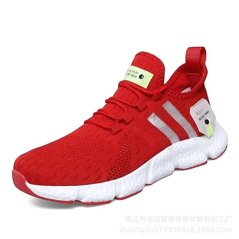 Men Shoes Fashion Unisex Sneakers Breathable Running Grey Tennis Shoes Breathable Comfortable Casual Shoe Women