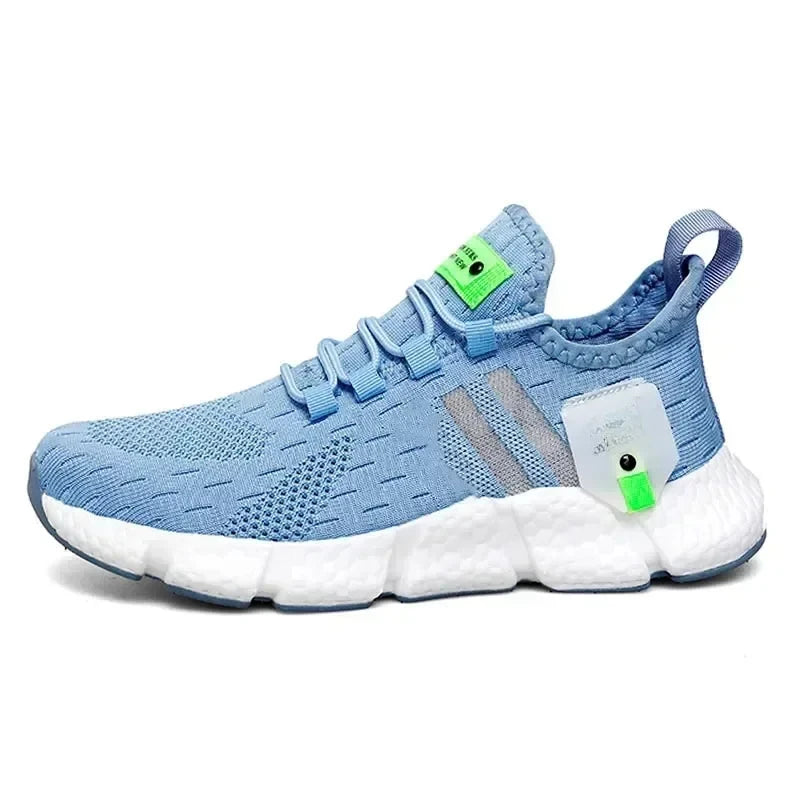 Men Shoes Fashion Unisex Sneakers Breathable Running Grey Tennis Shoes Breathable Comfortable Casual Shoe Women